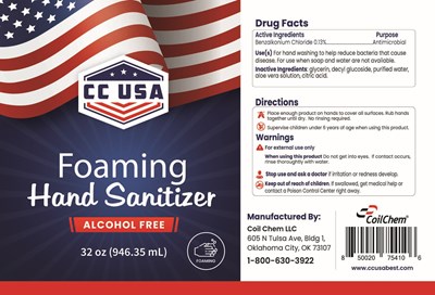 946.35 mL 32 Oz Label (32 Oz Foaming Hs Label)